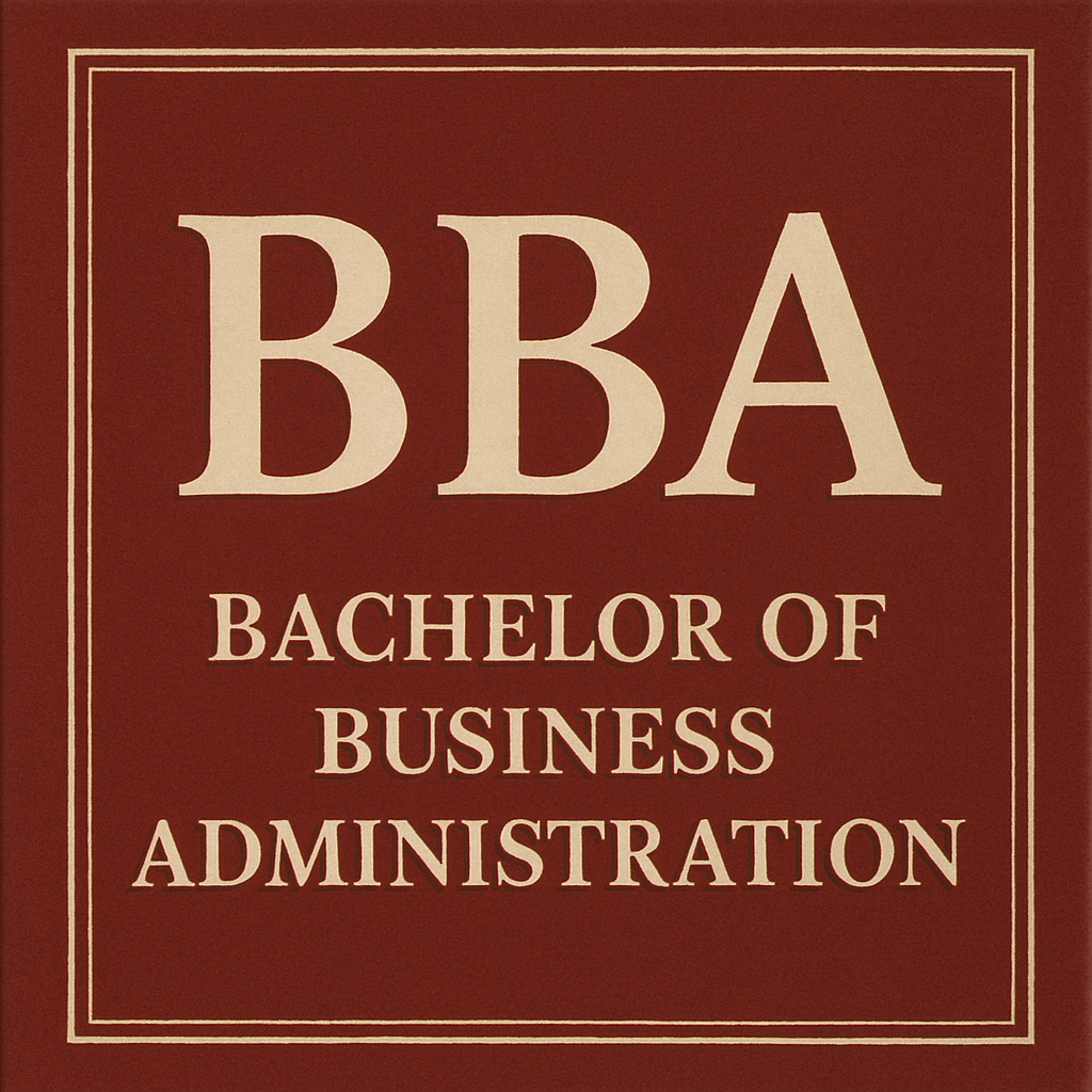 bba degree design cover